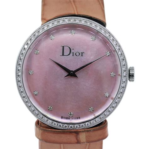 pink dior watch|dior watch with diamonds price.